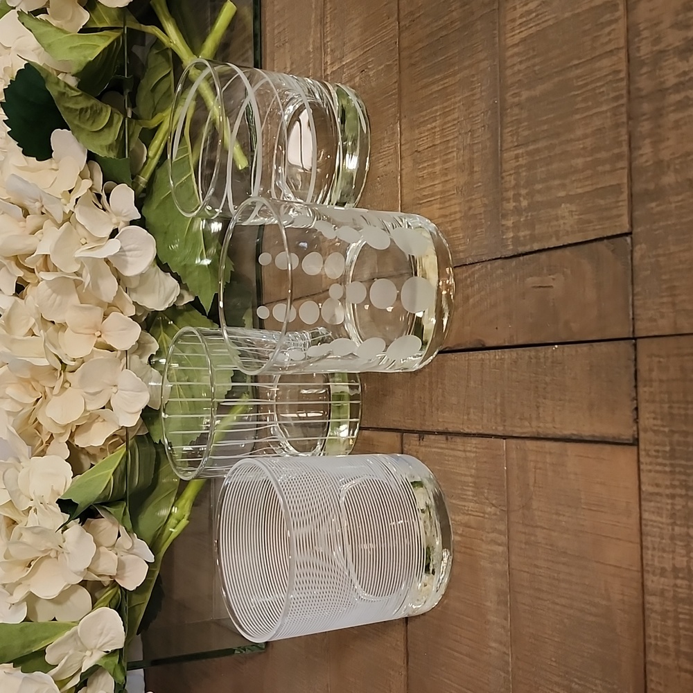 Mikasa Cheers Set of 4 Double Old Fashioned Glasses